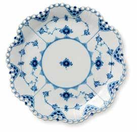 Blue Fluted Full Lace Blue Fluted Full Lace is rich in detail and is a testimony to fine porcelain craft.