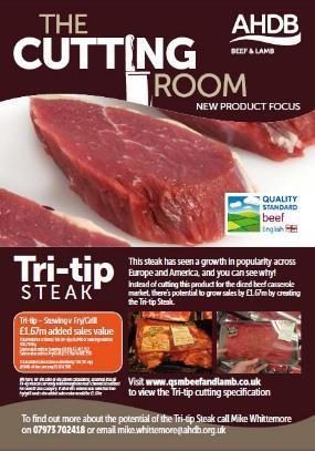 Innovation The Tri-Tip Steak This steak has seen a growth in popularity across Europe and America.