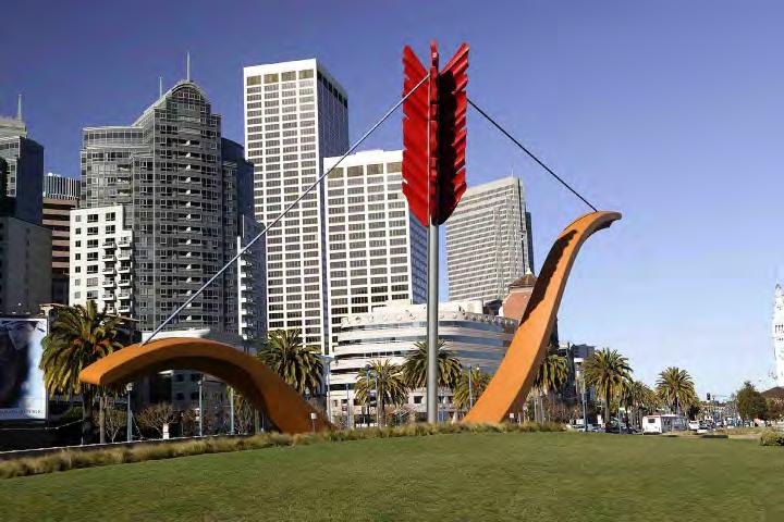 Embarcadero This 60 foot long bow and arrow is by