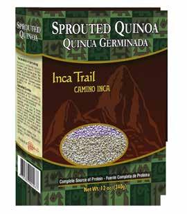 Special products / Productos especiales The process of sprouting quinoa Sprouting activates natural enzymes and boosts vitamin content in the quinoa grain.