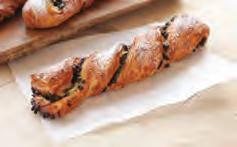 Units: 36 Weight: 115g 15-20 mins / 170 C HIESTAND 5224 Chocolate Twist Soft butter pastry filled