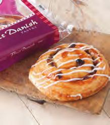 Units: 27 Weight: 120g 2 hours / 19-23 C INDIVIDUALLY WRAPPED EMBALLÉ INDIVIDUELLEME 5111 Fruit Danish
