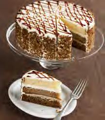 LUXURY GATEAUX NEW NEW 820043 Caramel Latté Layer Cake Three delicate layers of coffee flavoured sponge