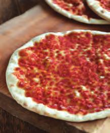 Units: 60 Weight: 58g 1 hour / 19-23 C LA CARTE 69909 Pizza Base with Tomato Sauce 11, Thin Crust