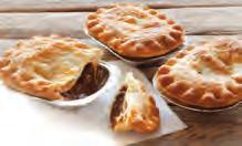HOT SAVOURY PASTRY 4084 Chicken Curry Pie Light shortcrust pastry filled with