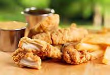 Units: 2x2kg Weight: 34-46g 10-12 mins / 190 C 8147 Southern Fried Chicken Fillet Goujons A southern