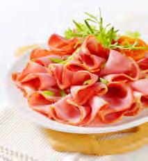 Units: 1 Weight: 1kg LA CARTE 834066 Shaved Smoked Ham Naturally smoked with beach