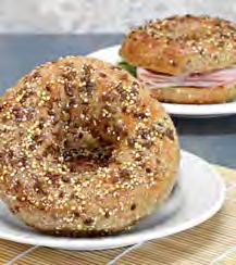 Units: 48 Weight: 85g 837355A Multigrain Bagel Sesame, sunflower, linseed and