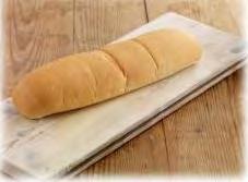 white and maize topped sub rolls pre-scored to use as a 6 or foot long.