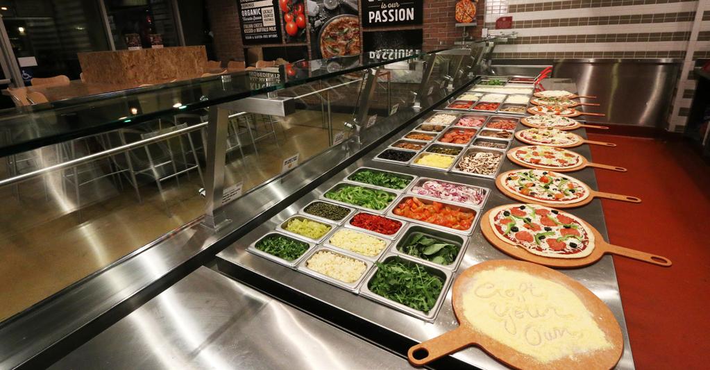 3 PIZZAREV IS A FAST-CASUAL CONCEPT FEATURING OUR DISTINCTIVE CRAFT YOUR OWN DINING EXPERIENCE.