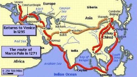 To get goods from China and the Far East, European linked to the primary trade route through Asia, the, one of the oldest and most important land routes.