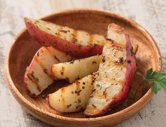 Grilled Herb Potato Wedges 6 medium red potatoes, scrubbed clean ¼ cup butter, melted, or olive oil 1 tablespoon Rustic Herb Seasoning 1.