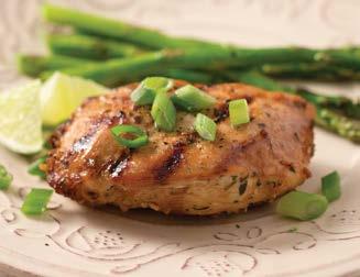 Savory Shallot Tarragon Chicken 1 packet Shallot Tarragon Compound Butter Mix 2 tablespoons soy sauce 2 tablespoons olive oil 1½ teaspoons Garlic Garlic Seasoning Juice of 1 lime 1½ pounds boneless