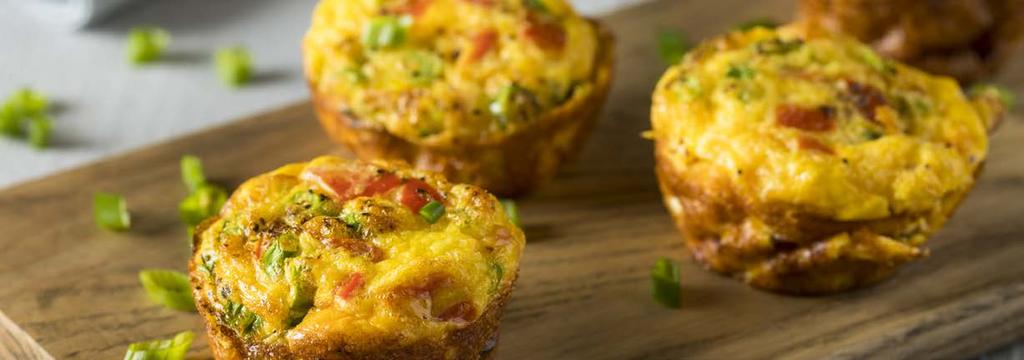 VEGETARIAN BREAKFAST 5 Cook Time: 23 min Serving: 4 Low Carb Egg Breakfast Muffins 1 bell pepper 3 spring onions 4 little cherry tomatoes/one normal tomato 6 eggs 1 handful spinach/ green leaves 2