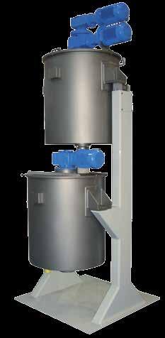 The very affordable Wiecon is globally recognized as a swift, clever and technically superior mixer/refiner which fulfils your exact specifications as it is perfectly adaptable to multiple product