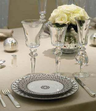 The collections include the finest creations in tableware: Puiforcat silverware, table ornaments and Saint-Louis glassware.