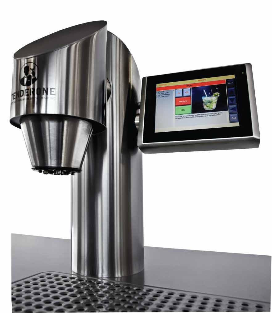 10 good reasons to install TenderOne Cocktail Machine Perfect cocktails in 5 seconds Saves valuable time and increases productivity Only premium and fresh ingredients used Eliminates waste, spillage