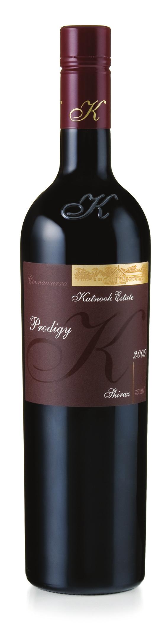 Katnook Prodigy Coonawarra Shiraz 2005 Harvest. :: 18th March to 29th March. ph :: 3.3 Acidity :: 6.6 gms/l Alc/vol. :: 14.