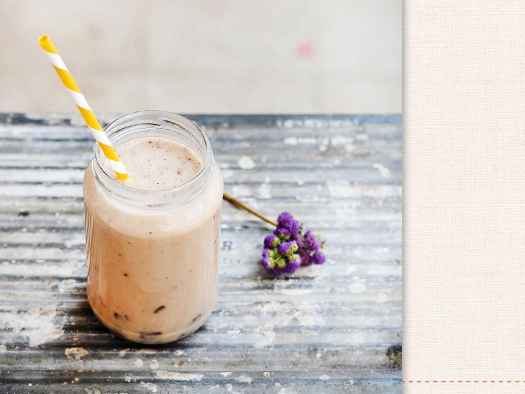 CHOCOLATE Super Smoothie GF DF SF SERVES 1 V For a little extra goodness, try adding some banana or berries TIP SWEET TREATS TIP 2 tablespoons raw cacao powder 2 tablespoon pea protein 1 teaspoon