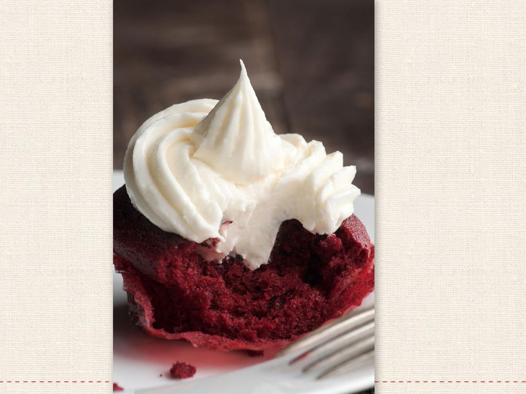 VELVETY RED Cupcakes GF DF SF SERVES 12 2 large beetroots, cooked & grated 4 eggs ¼ cup rice malt syrup (add more for sweeter cakes) ¼ cup coconut oil, melted 1 teaspoon vanilla powder 1 teaspoon
