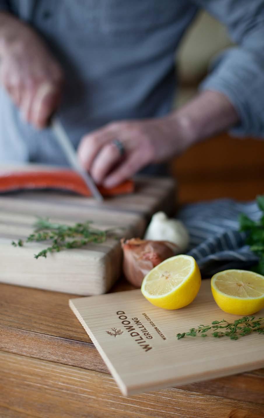 MEAL KITS Elevate any dish by including sustainably sourced wood products in your meal kit offering.
