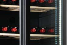 Capacity : 155 Bordeaux bottles Packed weight : 93kgs Temperatures : 5 C -