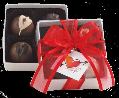 Box Size: 3¼ x 3¼ x 1½ Ship Weight: 4oz SOLID CHOCOLATE HEART Chocolate is a tried and