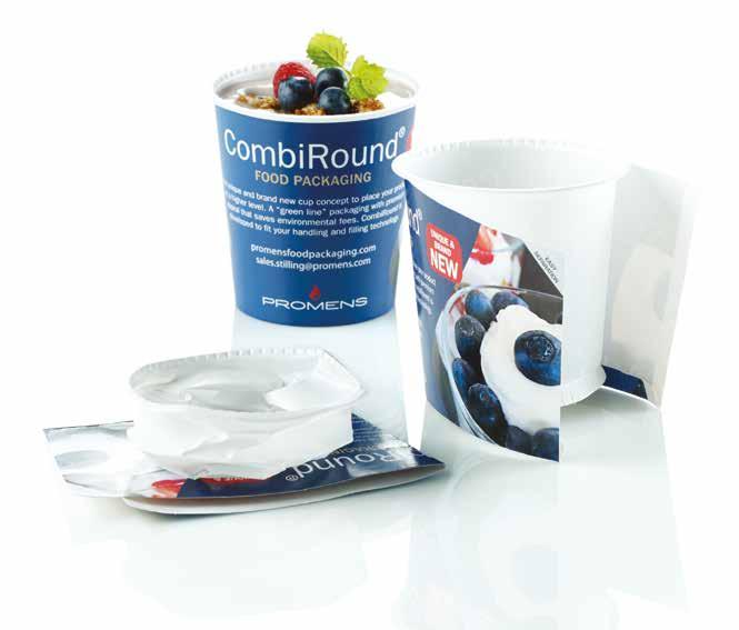 CombiRound is a lightweight packaging and very environmentally friendly.