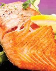 Types Of Seafood FINFISH ALASKAN SALMON The clean, icy waters and abundance of natural food give Alaskan wild-caught salmon unparalleled flavor and deep, beautiful colors.
