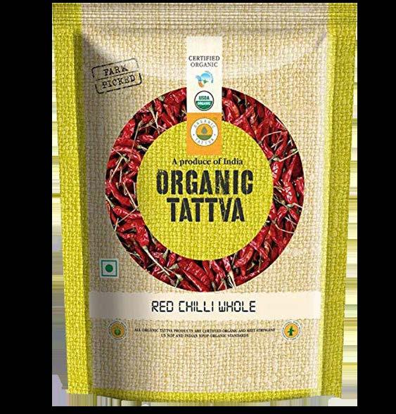 ORGANIC TATTVA: WHOLE WHOLE WHOLE ORGANIC TATTVA: WHOLE Red Chilli