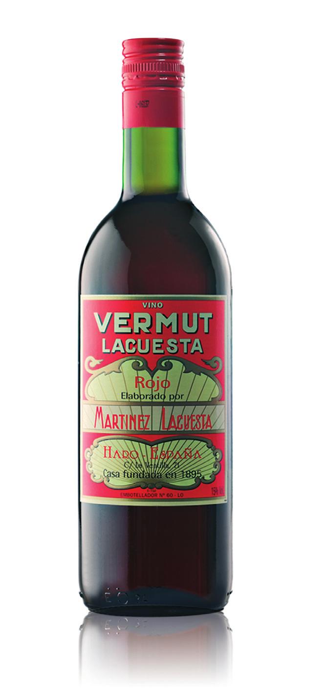 DESDE 1895 Martínez Lacuesta VERMUT ROJO Our vermouth, hand-made by Martínez Lacuesta since 1937, is held to be one of the finest