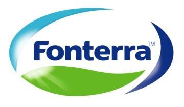 FONTERRA CO-OPERATIVE GROUP LIMITED MILK PRICE MANUAL GLOSSARY FARMGATE MILK PRICE MANUAL GLOSSARY EFFECTIVE DATE: