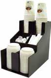 cups with rim diameters from 3-1/8" to 4" Available in 3 and 4 tiers CDR-3 3 Tier Each 2 CDR-4 4 Tier Each 2 Cup & LId Organizers