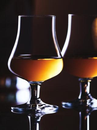 Nosing, Tasting & After Dinner This unique collection of glasses is designed to enhance the experience of barrel-aged whiskies, cognacs, rums, ports, brandies, liqueurs, and specialty drinks.
