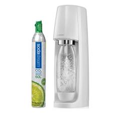SodaStream Fizzi machine Starter Kit $185.00 delivered to your home or office. Available in Black or white.