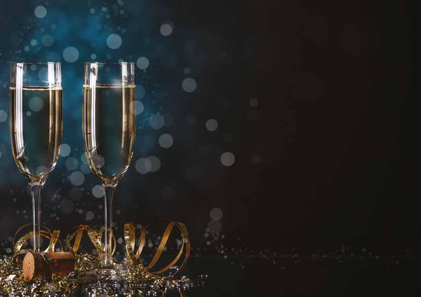 NEW YEAR S EVE MENU 5 Course Meal A selection of celebration canapes served with Prosecco drinks reception To Start Carpaccio of Beef, Horseradish Mousse, Confit Tomatoes and Picked Rocket Smoked