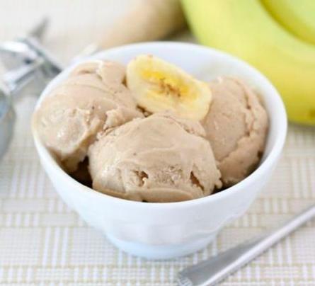 Banana Nut Ice Cream Notes You can eat the ice cream immediately, but it will be quite soft. Slice bananas into somewhat small pieces. Put the bananas in an airtight container.