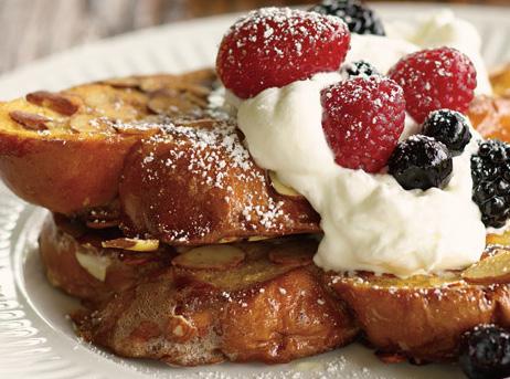 79 Thick or Thin French Toast Dusted with powdered sugar. $6.69 Toppers (each) $2.