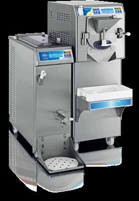THE GELATO AND PASTRY MACHINE Maestro works alongside the machines in your parlour, to transform your exclusive pasteurized and mature