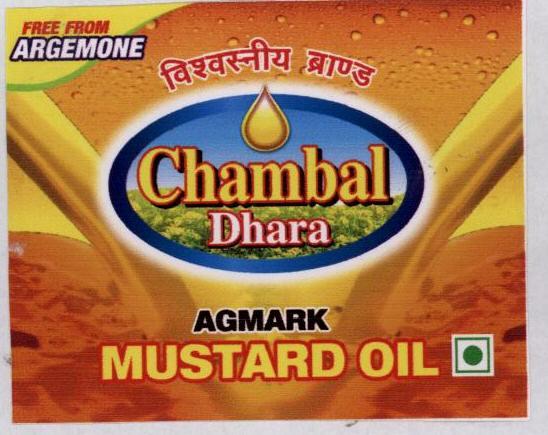 Trade Marks Journal No: 1436, 16/03/2010 Class 29 1587773 07/08/2007 AJAY JAIN trading as CHAMBAL TEL UDYOG MEERA COLONY, LAHAR ROAD, BHIND (M.P.) MANUFACTURES, PACKER AND MERCHANTS.