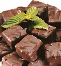 caramel in decadent dark chocolate and accented with a pinch of