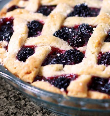 Blackberry Pie with Homemade Crust fresh blackberry pie ingredients: 1 cup florida crystals organic sugar 1/8-1/4 cup unbleached flour 1/8 tsp.