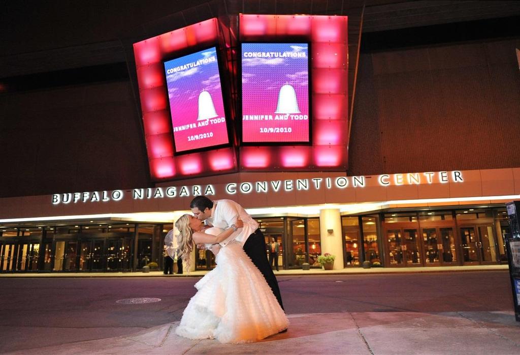 Wedding Testimonials We cannot thank you enough for what an amazing job the convention center did. It was far above and beyond what we were expecting. It truly made our day perfect!