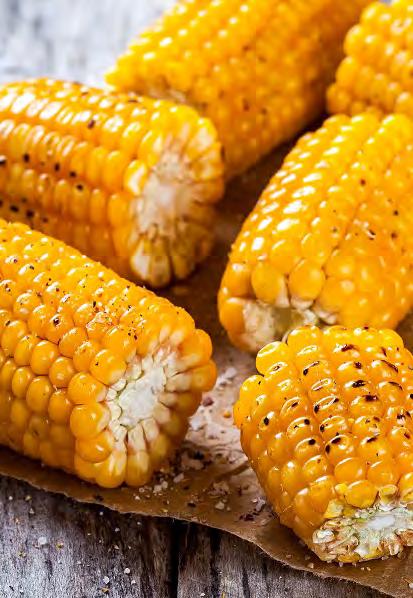 GRILLED CORN 2 corn on the cob Olive oil Preheat the Air Fryer to 350 F for 3 minutes. Peel husks from corn and wash.