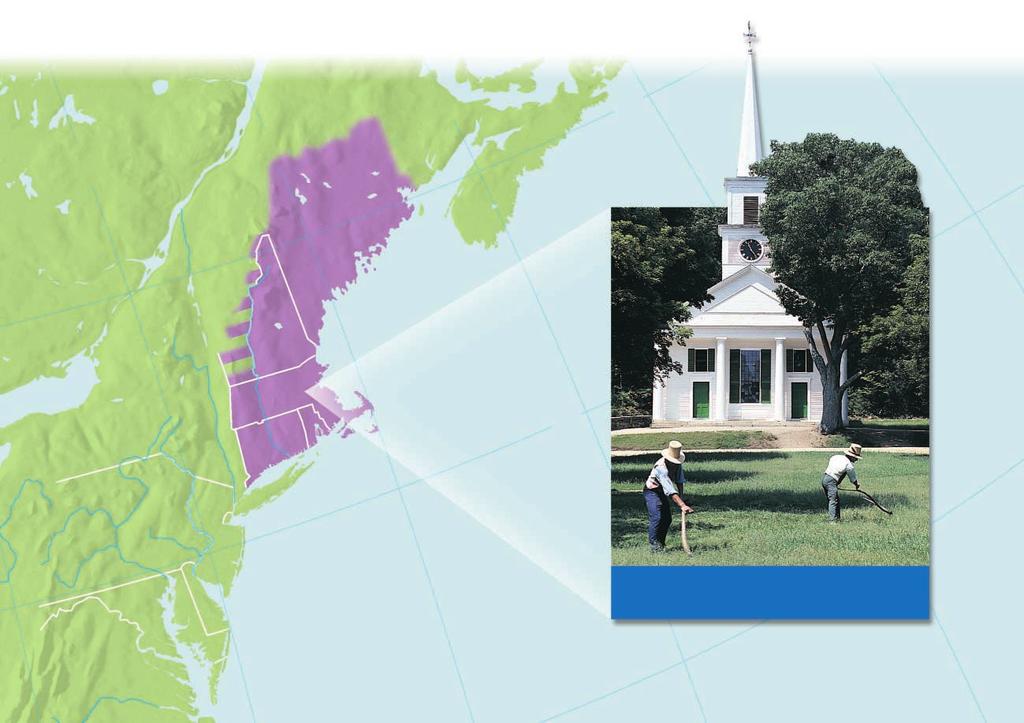 Skillbuilder Answers 1. Hudson River 2. ships, fish, and whales Several factors made each colonial region distinct. Some of the most important were each region s climate, resources, and people. 1. New England had long winters and rocky soil.