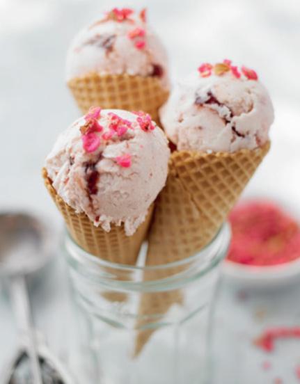 Strawberry Ripple Ice Cream Method Serves 4-6 This must be one of the simplest homemade ice cream recipes, ever!