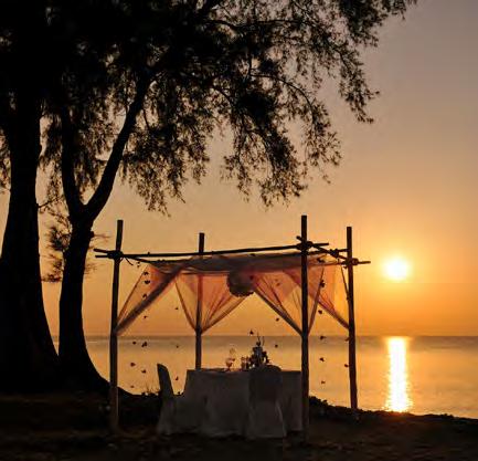 ROMANCE BY DESIGN Daily from 6:00pm Reserve 24 hours in advance. Call dining reservations ext. 3748 for more information. Romance comes naturally on Phuket Island.
