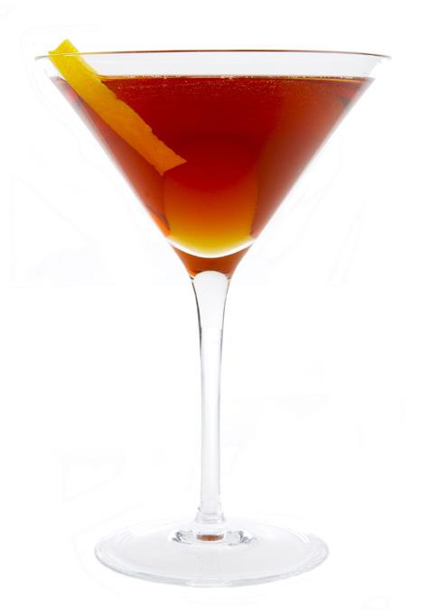 BROOKLYN 1 ½ oz. whisky ½ oz. dry vermouth ¼ oz. maraschino liqueur ¼ oz. bitters Lemon twist or maraschino cherry for garnish Ice Fill half a cocktail shaker with ice.