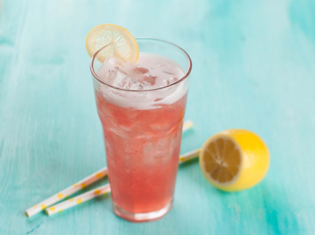 Frozen Strawberry Lemonade Yield: 2-3 servings Total Prep Time: 5m 2 lemons, squeezed 3 c strawberries, fresh or frozen 4 tbsp granulated sugar 1/2