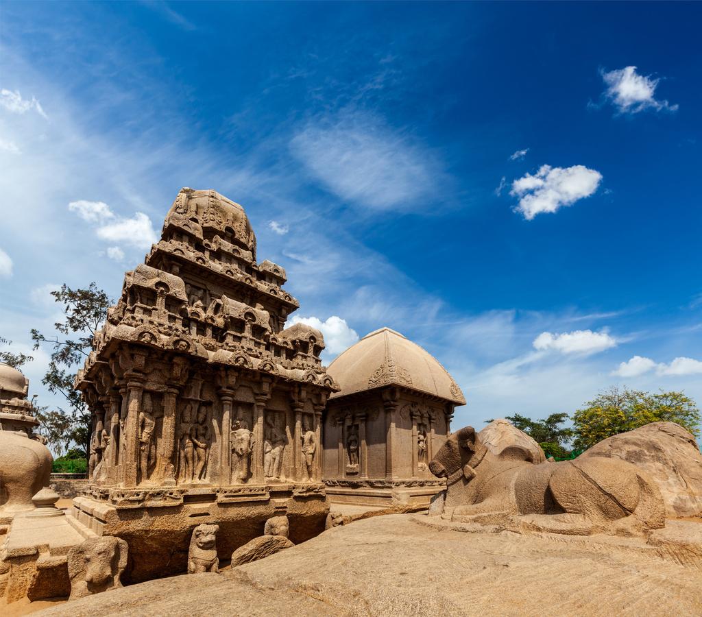 Mahabalipuram was the main seaport of the ancient Pallava Kingdom (7th C AD).